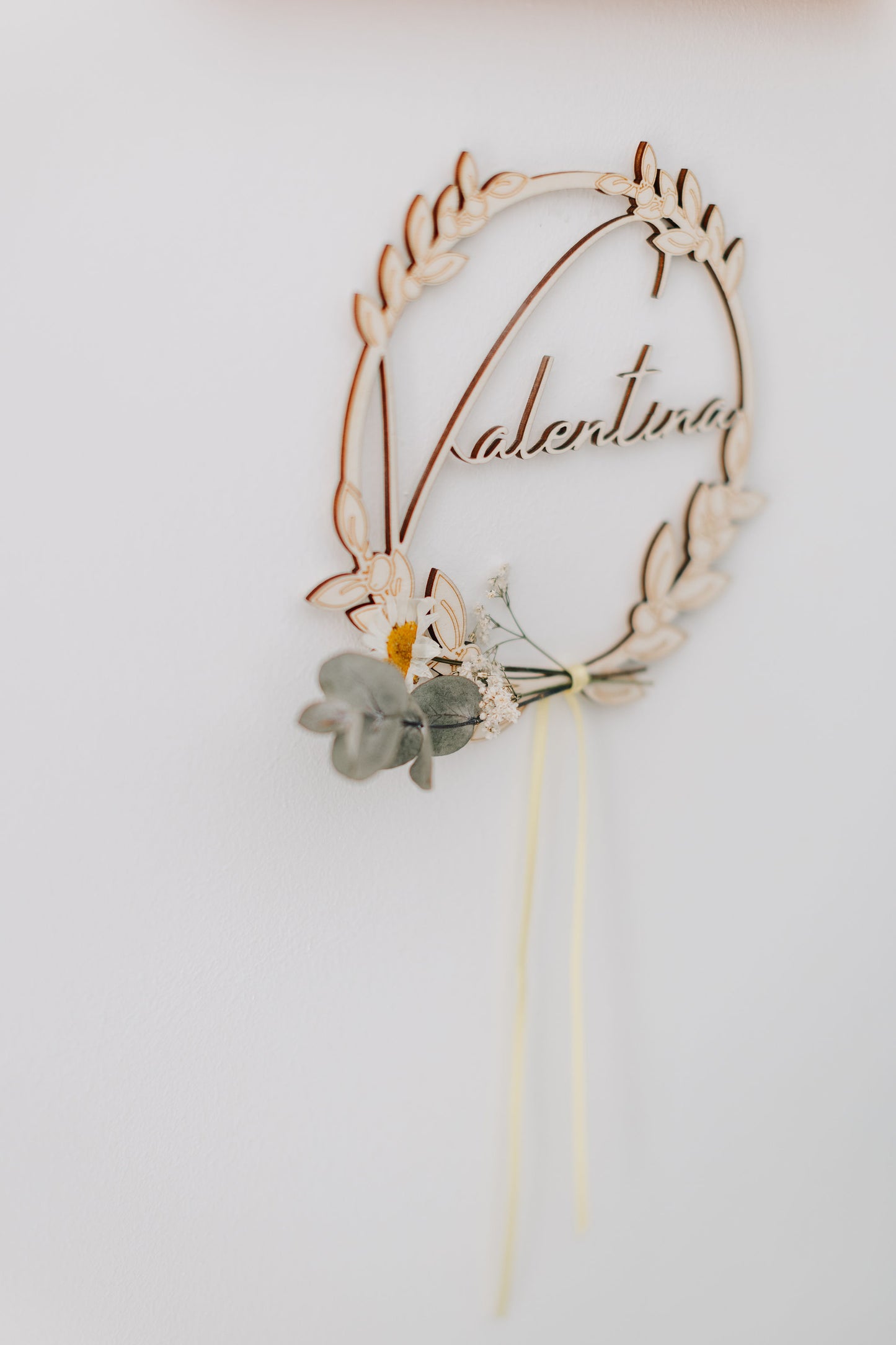 Loop | Holz Loop | Holz Ring | personalisierte Loops | Türschild | Schriftzug | Name | Loop zur Taufe | personalisierbar