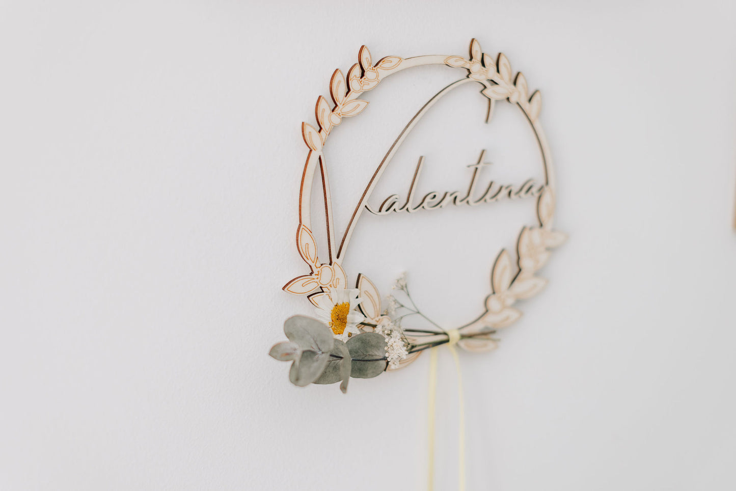 Loop | Holz Loop| Holz Ring | personalisierte Loops | Türschild | Schriftzug | Familienname | personalisierbar