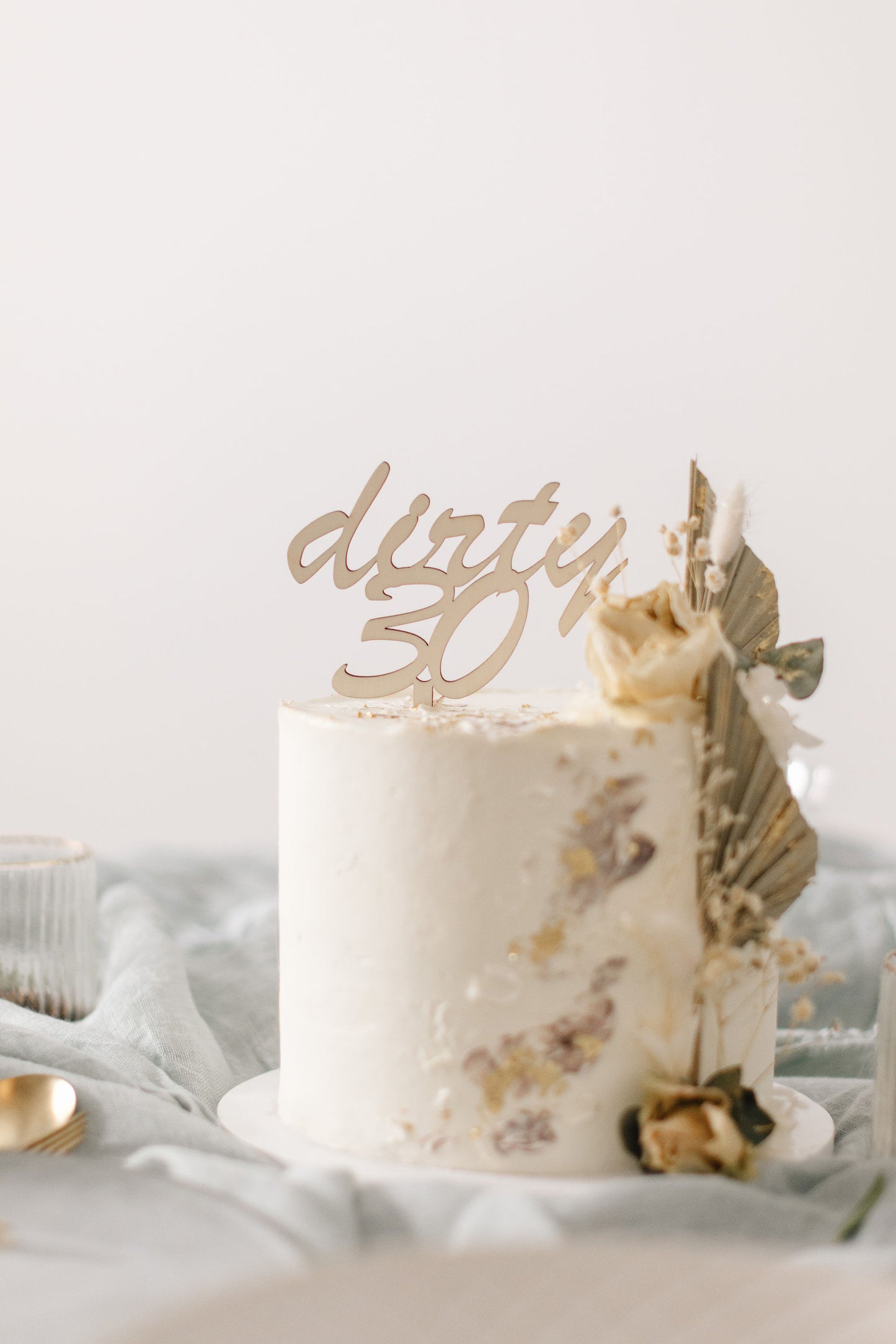 Geburtstag Cake Topper | Tortenstecker | Tortenfigur | dirty 30