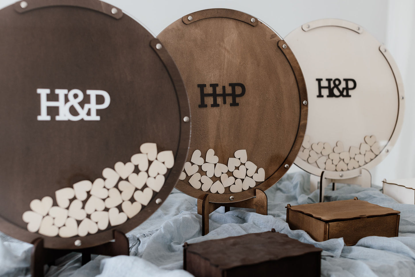 personalisierte Hochzeit Gästebücher | Hochzeit | Geburtstage | personalisiertes Gästebuch | modernes Gästebuch rund | Hochzeitsgästebuch | personalisierbar