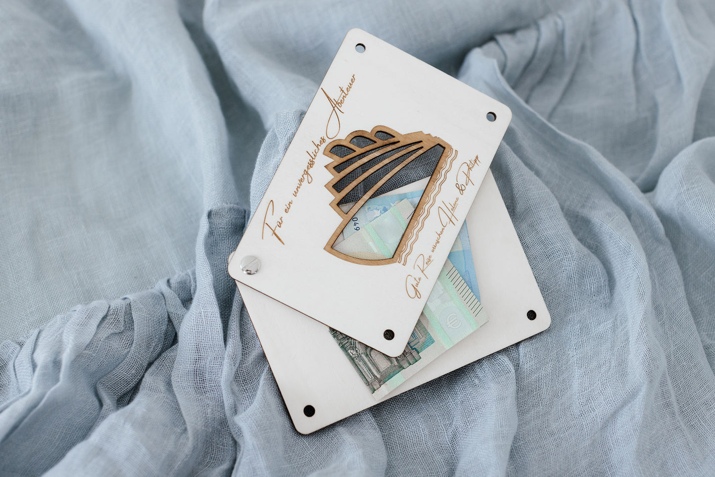 Geldgeschenk Reise | Geldgeschenk Schiffsreise | Geld schenken Verpackung | Geldgeschenk Hochzeit | Geldgeschenk Geburtstag | Reisekasse | personalisierbar
