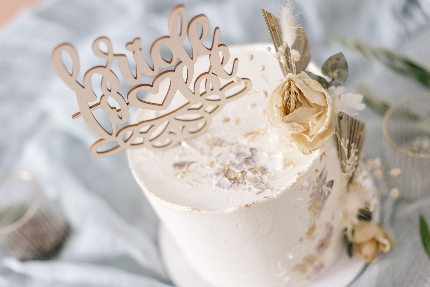 Hochzeit Cake Topper | Tortenstecker | Tortenfigur | Bride to Be