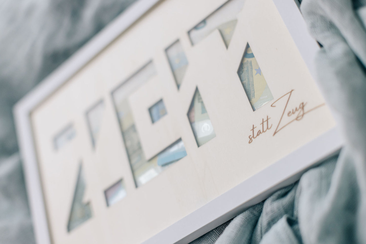 Geschenk zum Geburtstag | Geldgeschenk | personalisiertes Geburtstagsgeschenk | ZEIT | personalisierbar