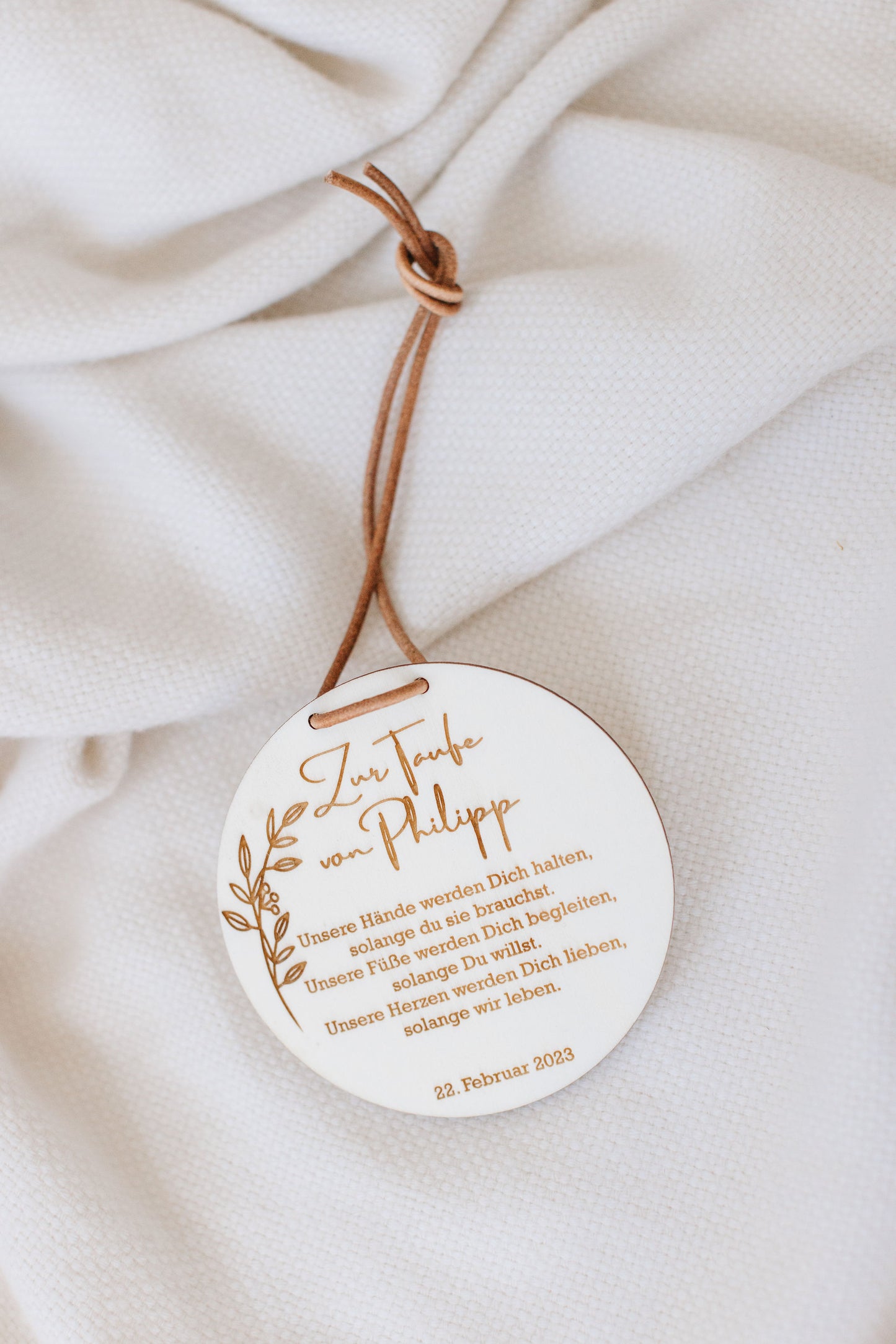 Taufe | Taufgeschenk | Holzschild | Holz | personalisiert | Geschenk zur Taufe | Geschenkanhänger | Patenkind | personalisierbar