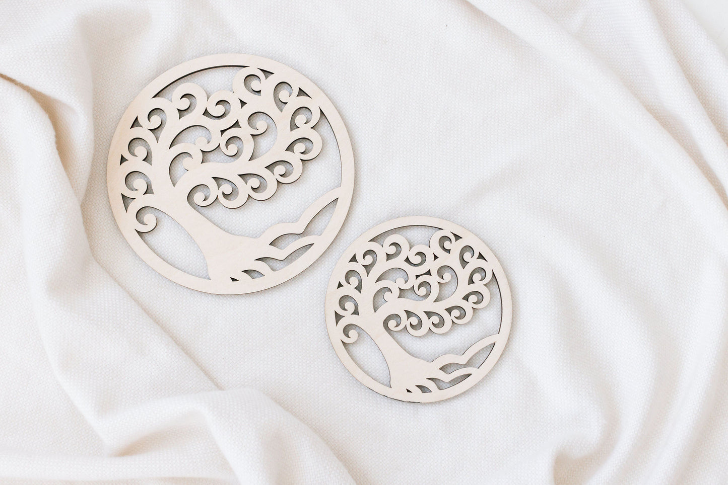 Baum des Lebens Untersetzer - Symbolische Tischdekoration