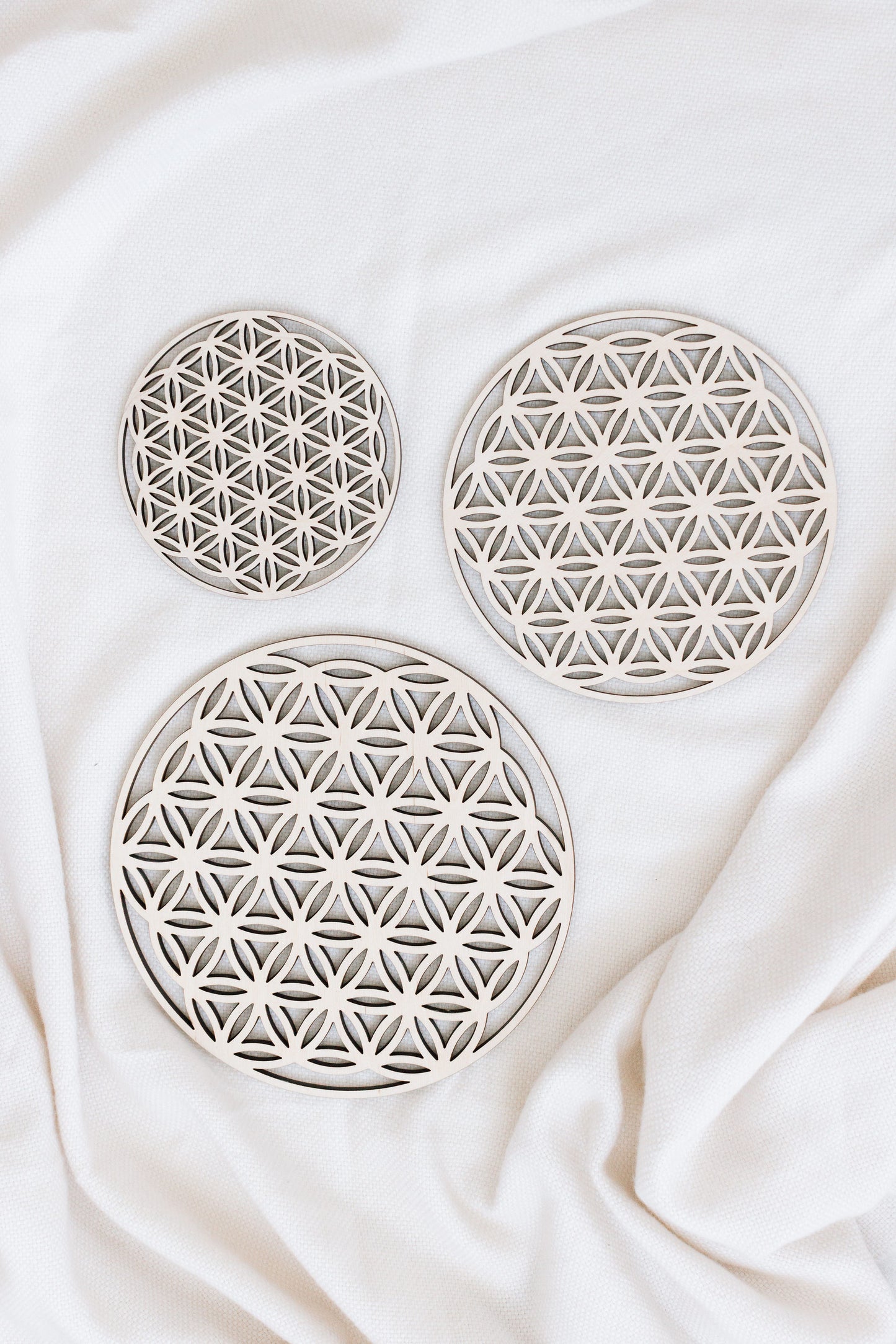 Blume des Lebens Untersetzer - Spirituelle Tischdekoration