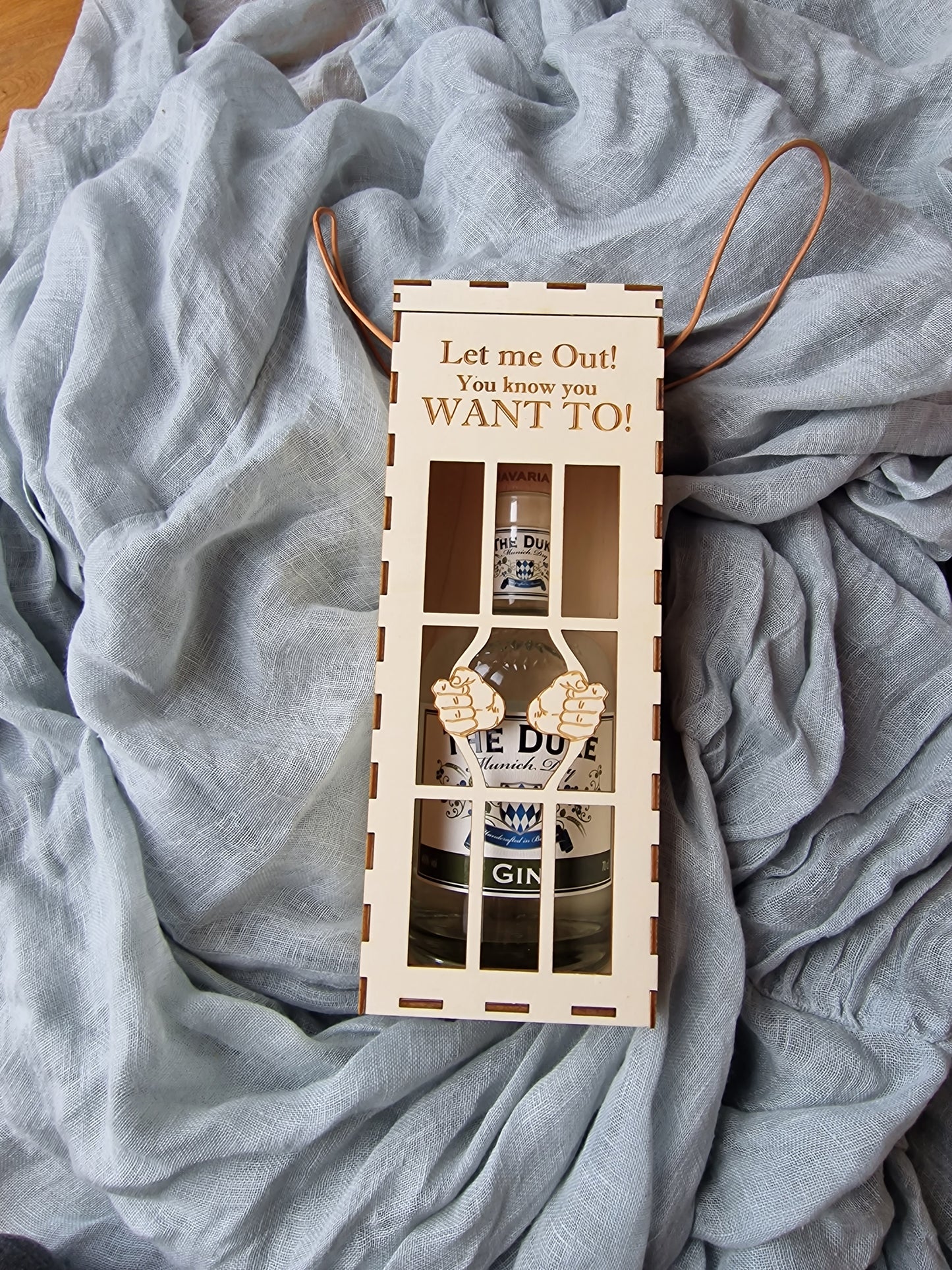 Geschenk Gin | Gin Box | Wein Box | Flaschen Verpackung | Weinbox | Geschenk zum Geburtstag | Geschenk zur Hochzeit | Geburtstagsgeschenk