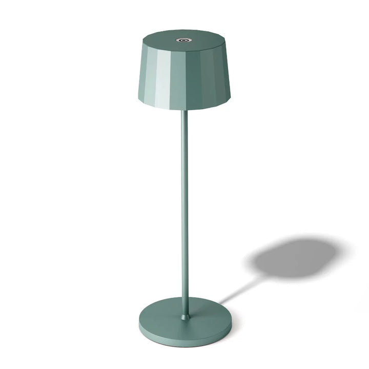 Kabellose Tischlampe Modern Grün – Akku 9h aufladbar | Wetterfest IP65 | Dimmbar | Lido Grün