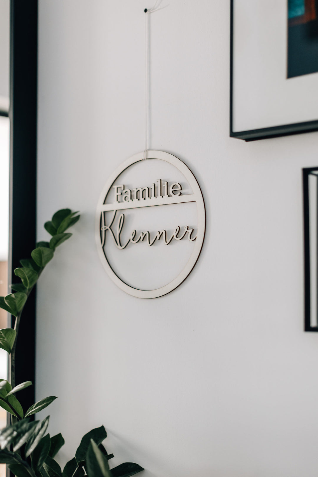 Loop | Holz Loop| Holz Ring | personalisierte Loops | Türschild | Schriftzug | Familienname | personalisierbar