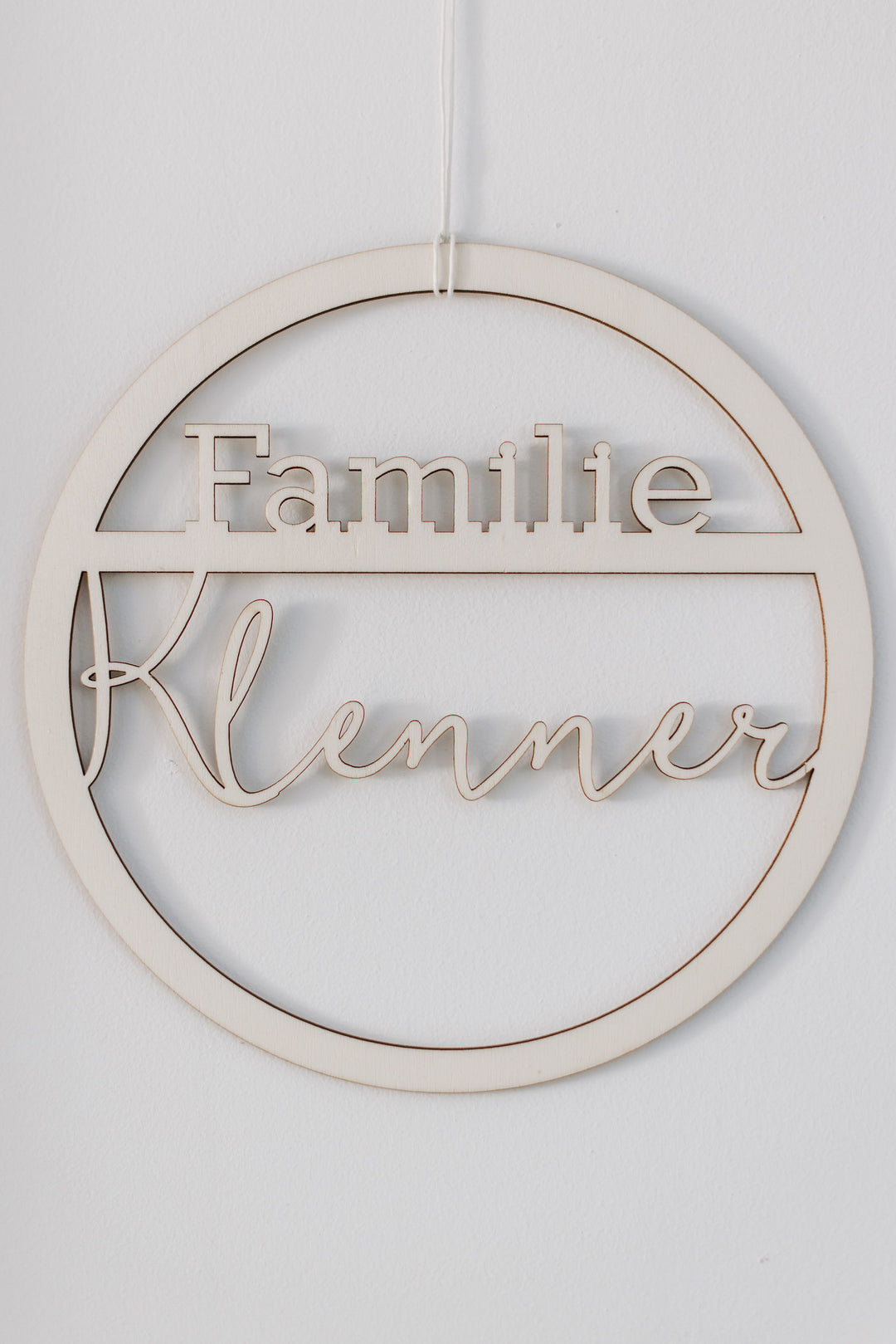 Loop | Holz Loop| Holz Ring | personalisierte Loops | Türschild | Schriftzug | Familienname | personalisierbar