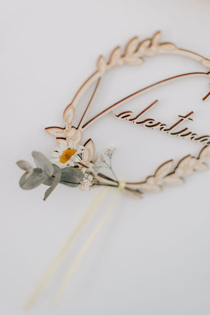 Loop | Holz Loop | Holz Ring | personalisierte Loops | Türschild | Schriftzug | Name | Loop zur Taufe | personalisierbar