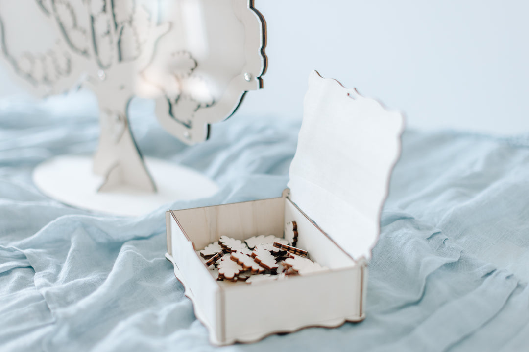 Gästebuch Hochzeit Baum personalisiert – Holz Natur | Namen | Handgefertigt | 50 75 110 Gäste | personalisierbar