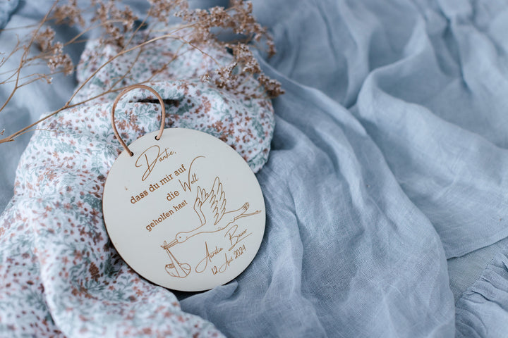 Hebamme Geschenk | Hebamme Dankeschön | Hebamme Abschieds Geschenk | personalisiert | Danke, dass du mir... | Geschenk für Hebammen | personalisierbar