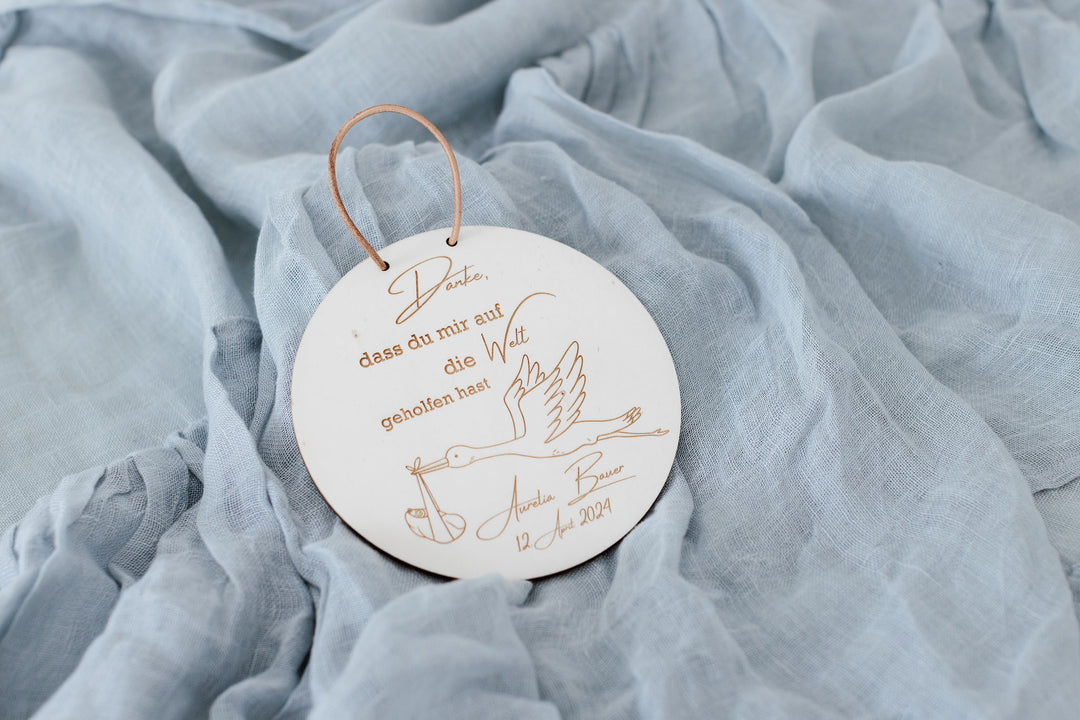 Hebamme Geschenk | Hebamme Dankeschön | Hebamme Abschieds Geschenk | personalisiert | Danke, dass du mir... | Geschenk für Hebammen | personalisierbar