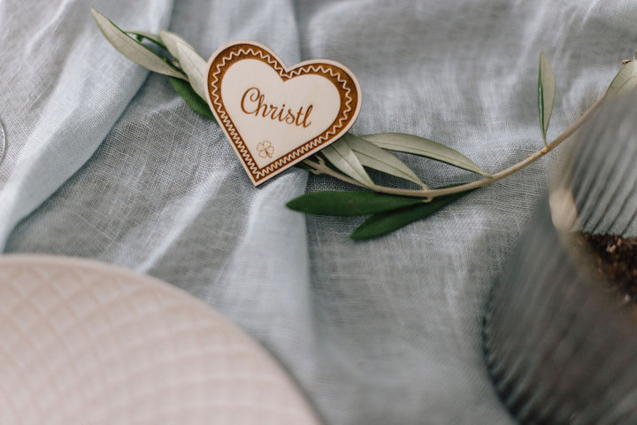 Personalisierte Platzkarten für Hochzeiten - Einzigartige Gastgeschenke mit Namen | personalisierbar