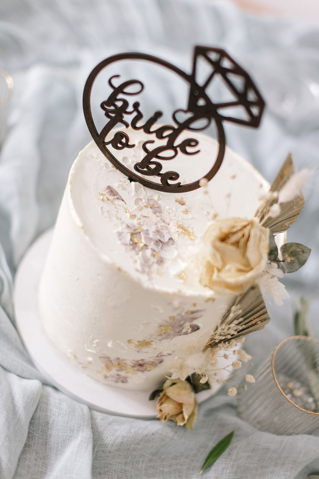 Hochzeit Cake Topper | Tortenstecker | Tortenfigur | Bride to Be