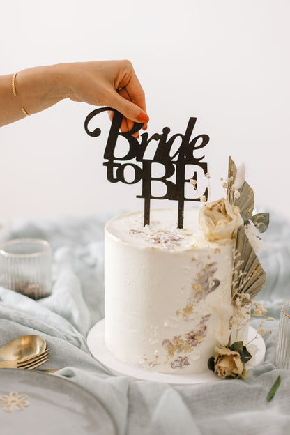 Hochzeit Cake Topper | Tortenstecker | Tortenfigur | Bride to Be