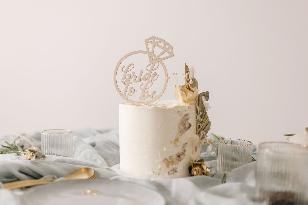 Hochzeit Cake Topper | Tortenstecker | Tortenfigur | Bride to Be