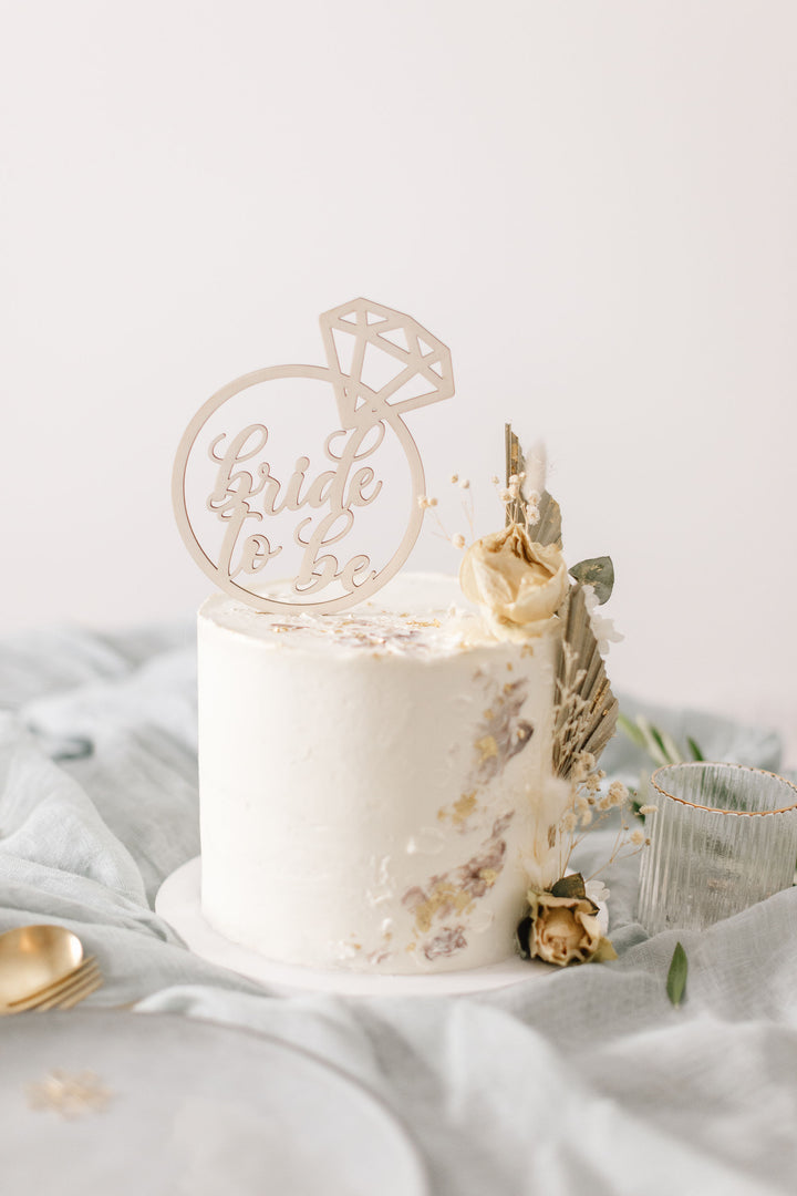 Hochzeit Cake Topper | Tortenstecker | Tortenfigur | Bride to Be