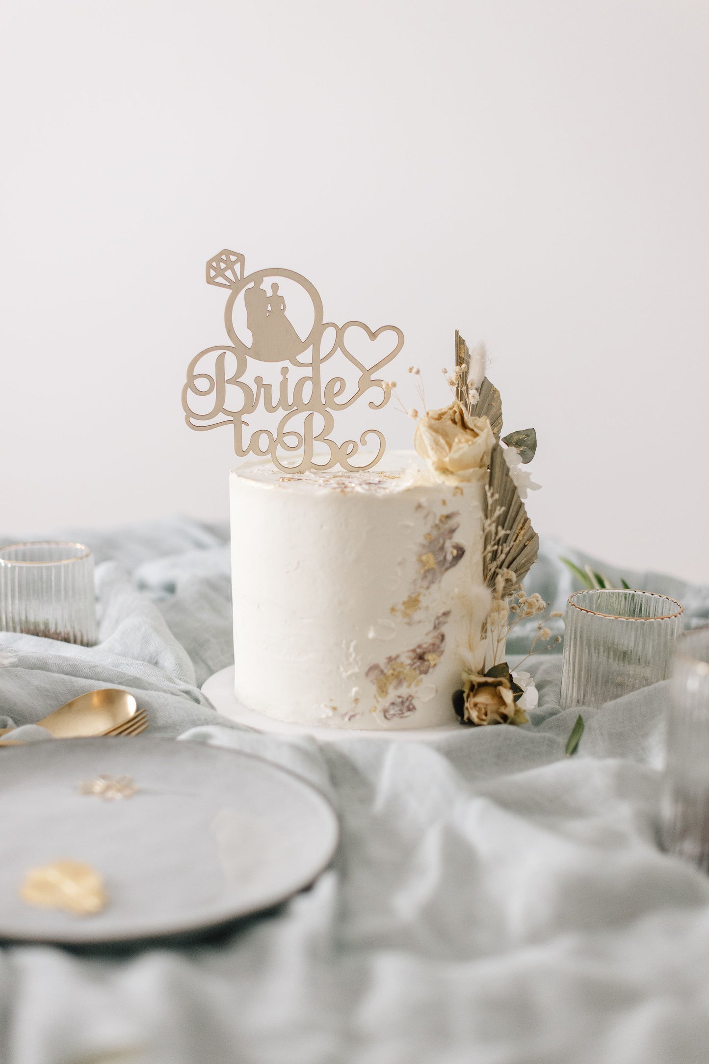Hochzeit Cake Topper | Tortenstecker | Tortenfigur | Bride to Be