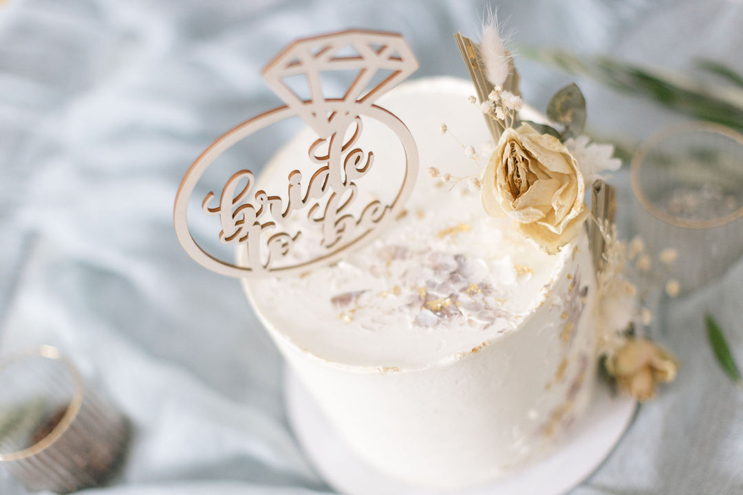Hochzeit Cake Topper | Tortenstecker | Tortenfigur | Bride to Be