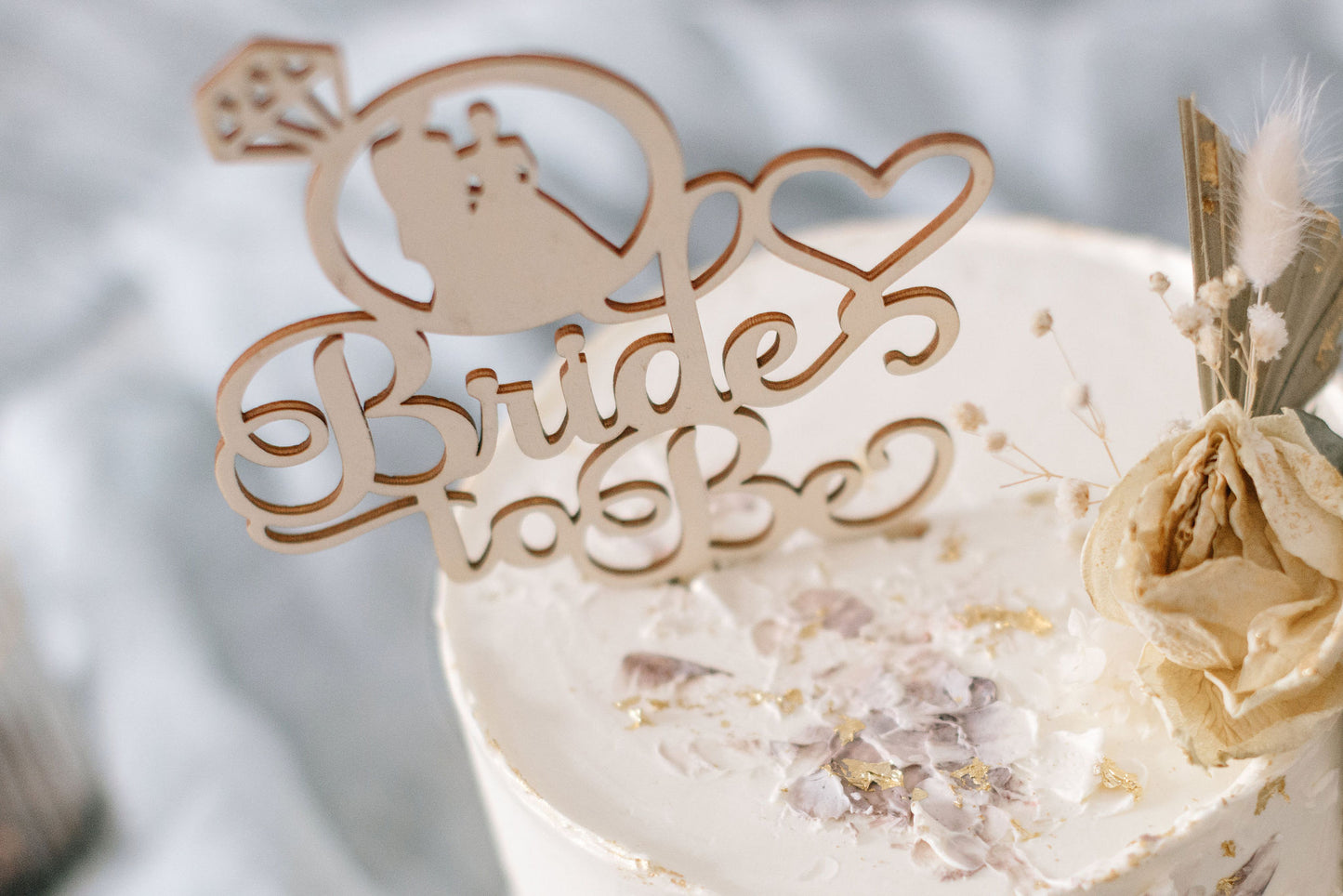 Hochzeit Cake Topper | Tortenstecker | Tortenfigur | Bride to Be