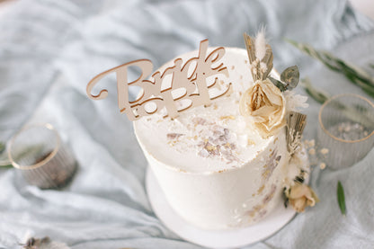 Hochzeit Cake Topper | Tortenstecker | Tortenfigur | Bride to Be