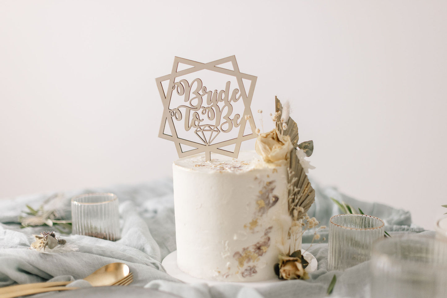 Hochzeit Cake Topper | Tortenstecker | Tortenfigur | Bride to Be