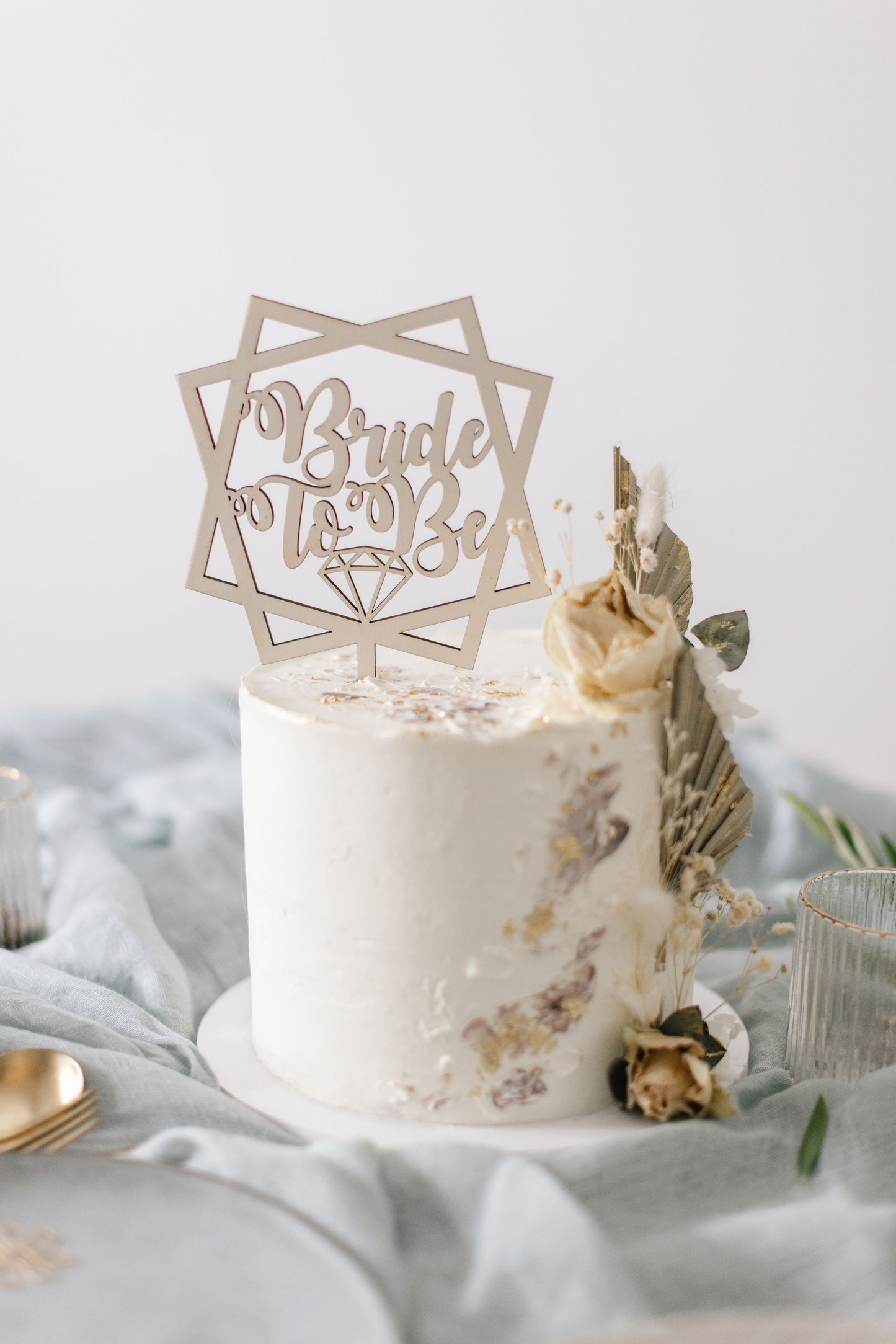 Hochzeit Cake Topper | Tortenstecker | Tortenfigur | Bride to Be