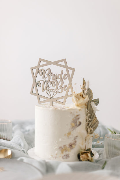 Hochzeit Cake Topper | Tortenstecker | Tortenfigur | Bride to Be