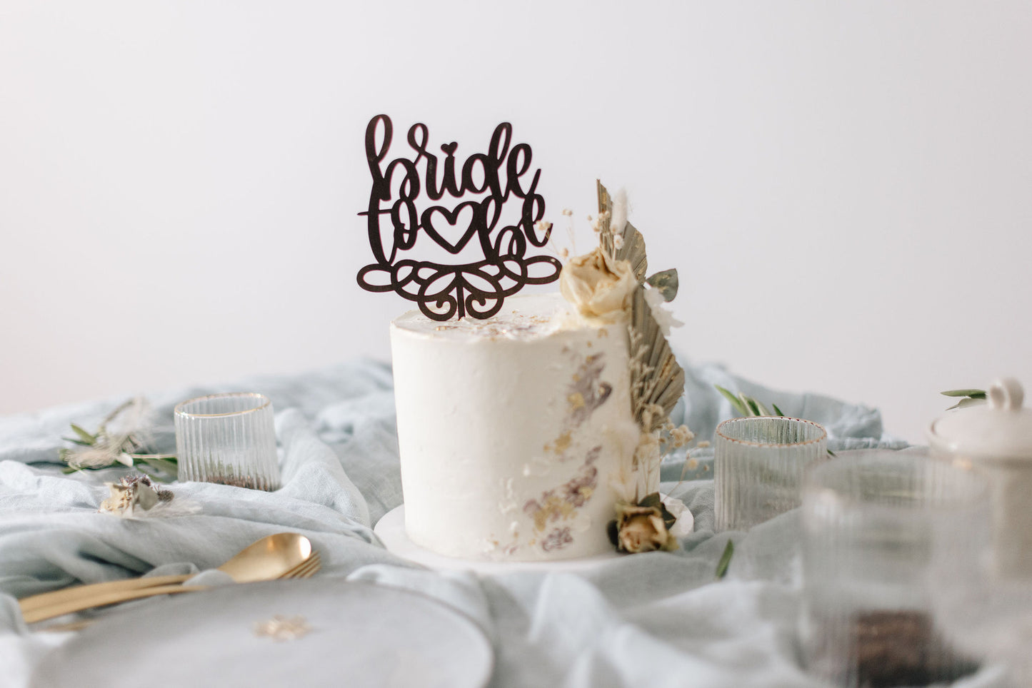 Hochzeit Cake Topper | Tortenstecker | Tortenfigur | Bride to Be