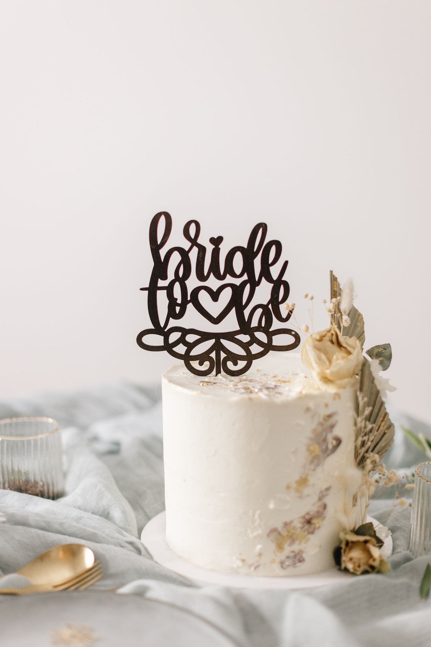 Hochzeit Cake Topper | Tortenstecker | Tortenfigur | Bride to Be