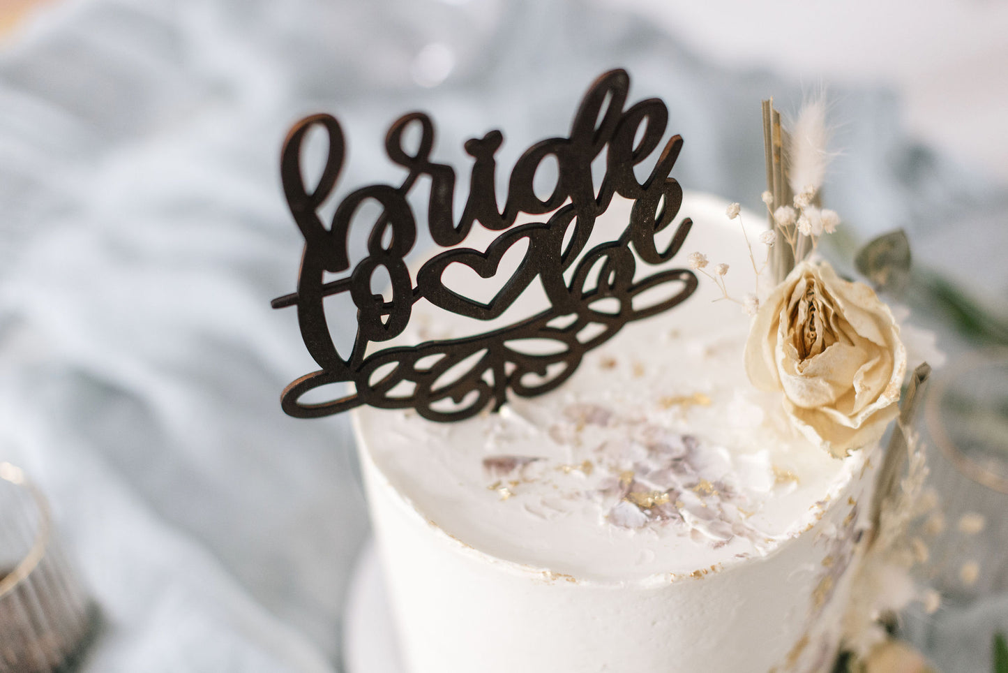 Hochzeit Cake Topper | Tortenstecker | Tortenfigur | Bride to Be
