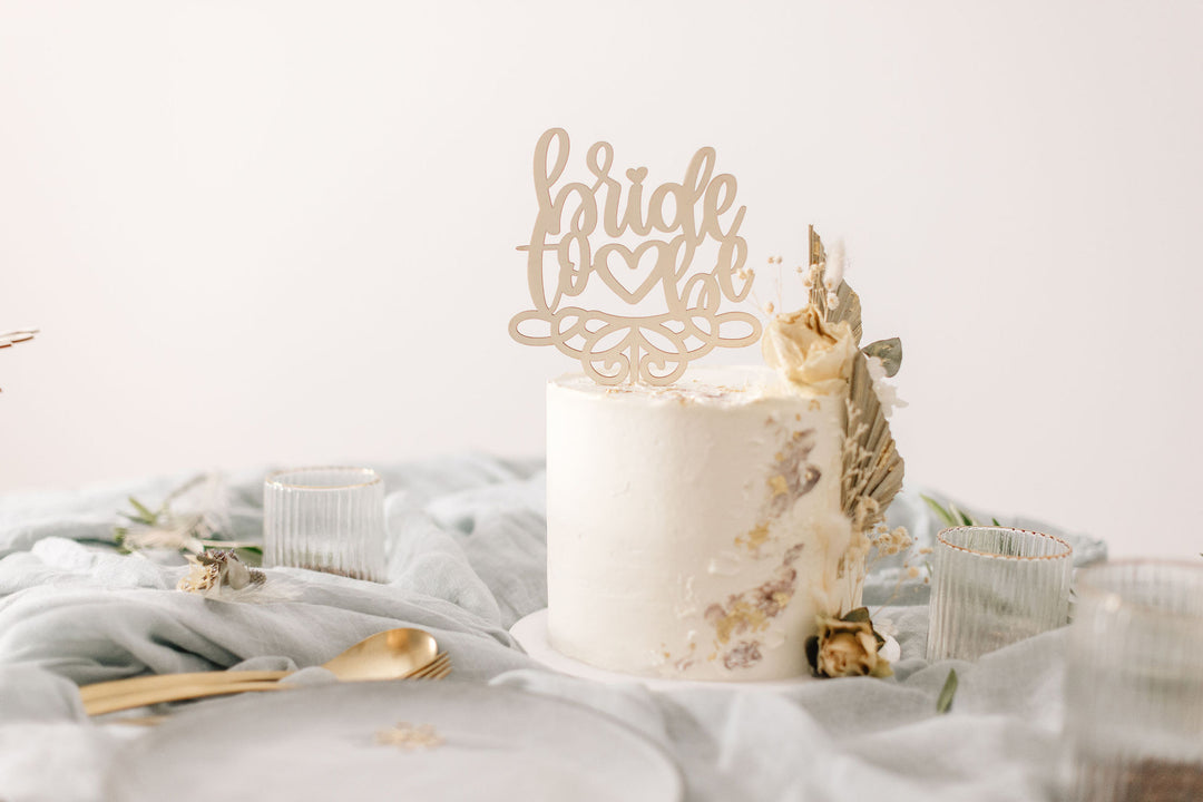 Hochzeit Cake Topper | Tortenstecker | Tortenfigur | Bride to Be