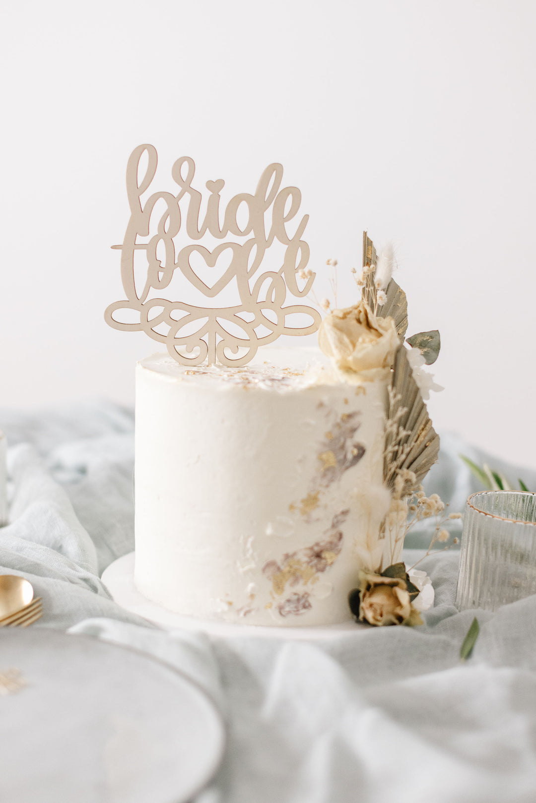 Hochzeit Cake Topper | Tortenstecker | Tortenfigur | Bride to Be