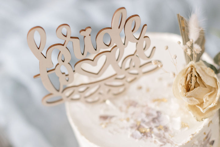Hochzeit Cake Topper | Tortenstecker | Tortenfigur | Bride to Be