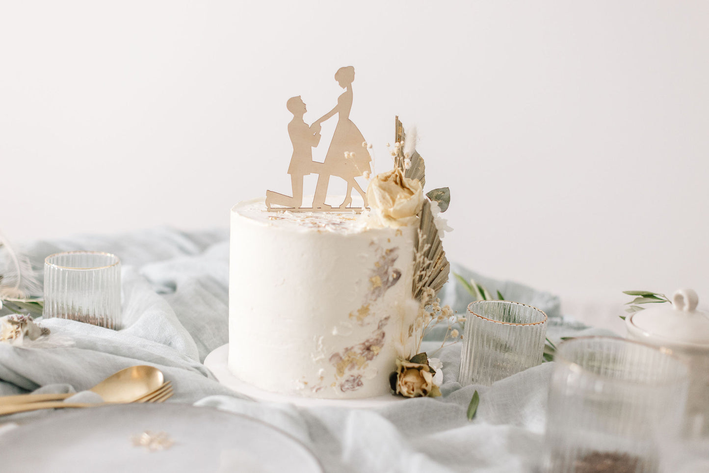 Hochzeit Cake Topper | Tortenstecker | Tortenfigur | Brautpaar