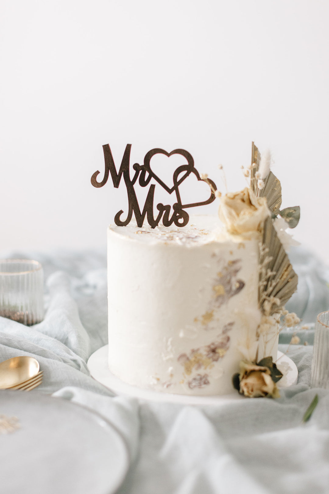 Hochzeit Cake Topper | Tortenstecker | Tortenfigur | Mr. &amp; Mrs.