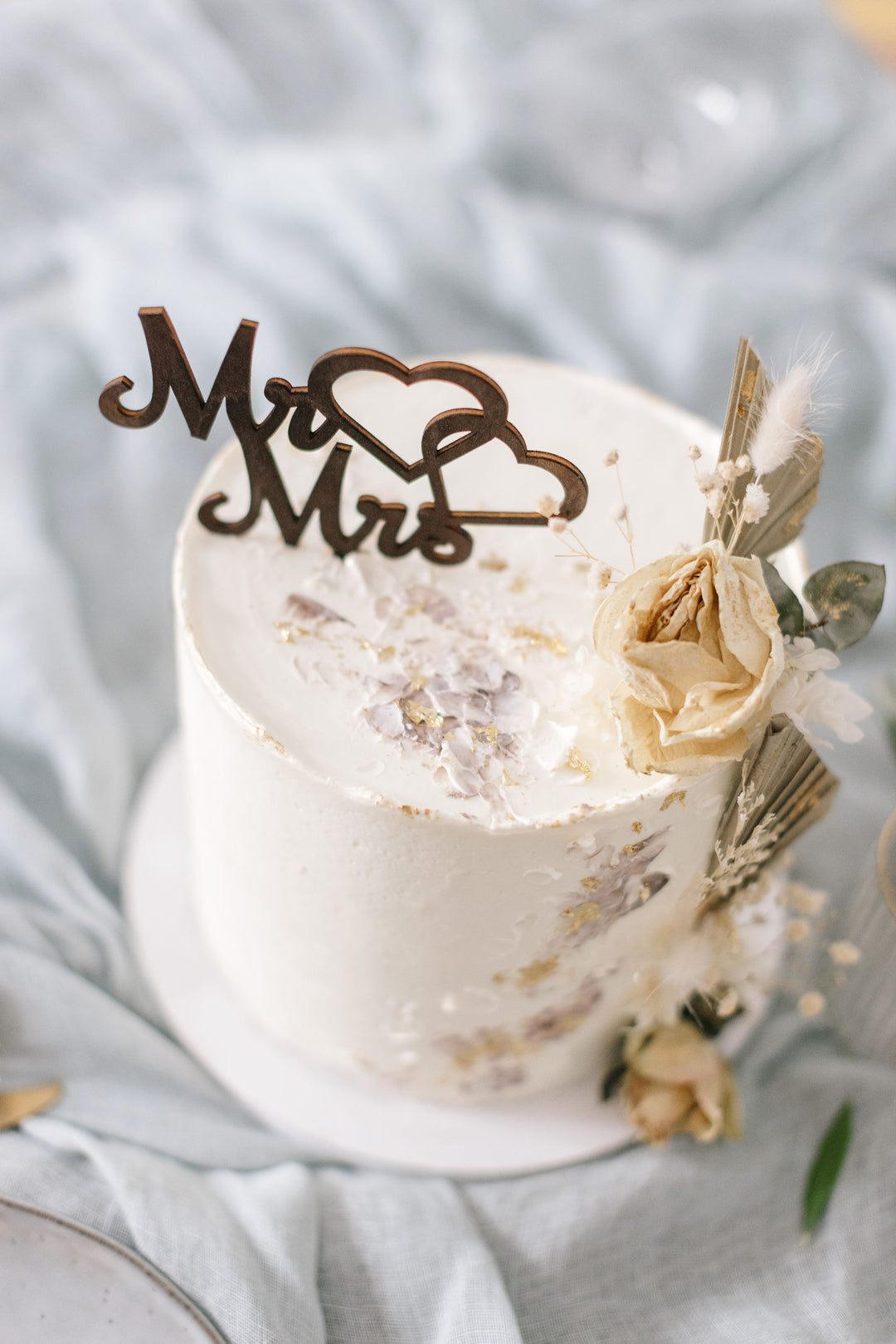 Hochzeit Cake Topper | Tortenstecker | Tortenfigur | Mr. &amp; Mrs.