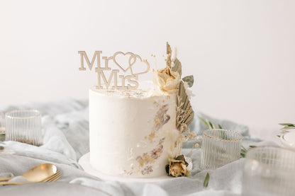 Hochzeit Cake Topper | Tortenstecker | Tortenfigur | Mr. & Mrs.