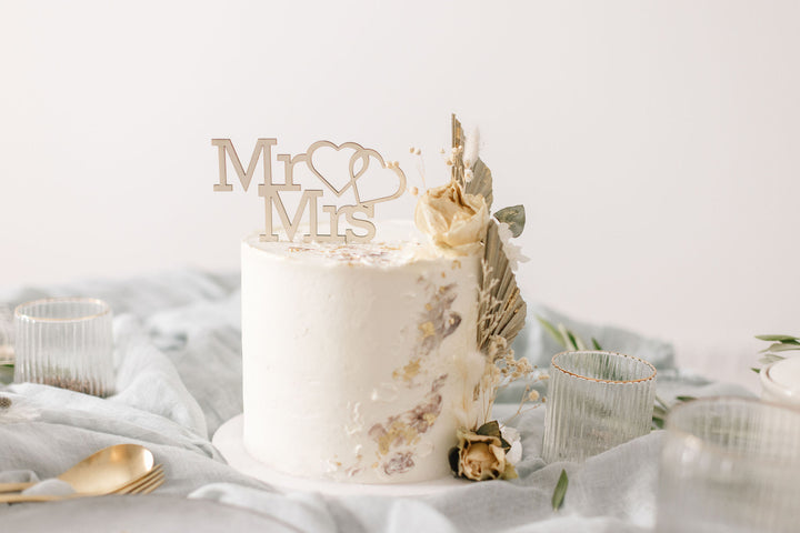 Hochzeit Cake Topper | Tortenstecker | Tortenfigur | Mr. &amp; Mrs.