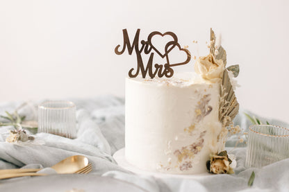 Hochzeit Cake Topper | Tortenstecker | Tortenfigur | Mr. & Mrs.