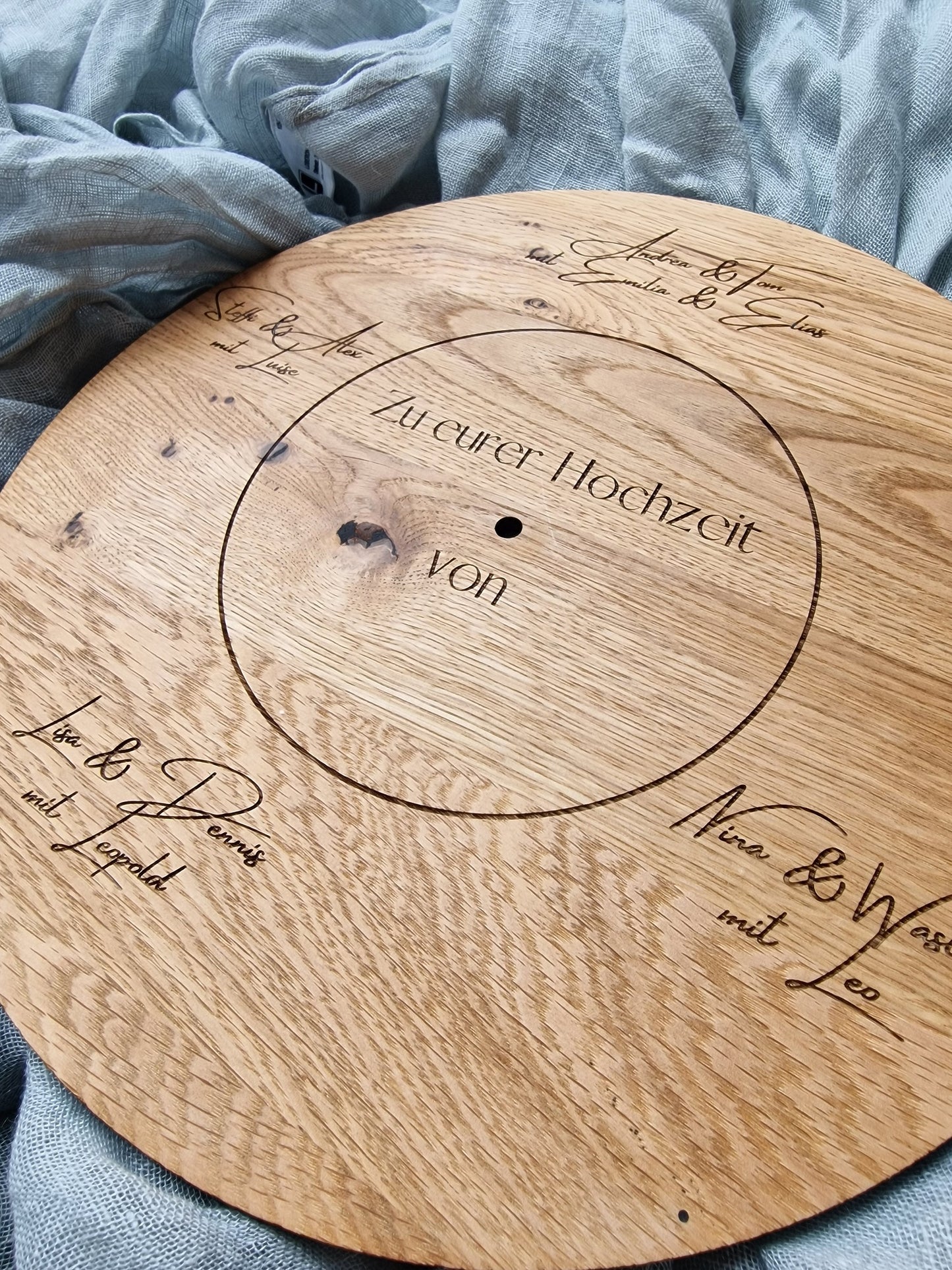 Personalisierte Schallplatte - Einzigartiges Hochzeitsgeschenk für Musikliebhaber | personalisierbar