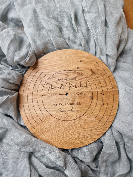 Schallplatte Hochzeitsgeschenk | personalisierte Geschenke an das Brautpaar | Geschenk zur Hochzeit | Geschenk zur Hochzeit | personalisierbar