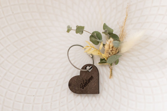 Personalisierter Schlüsselanhänger Chocolat - Perfektes Gastgeschenk und Erinnerungsstück | personalisierbar