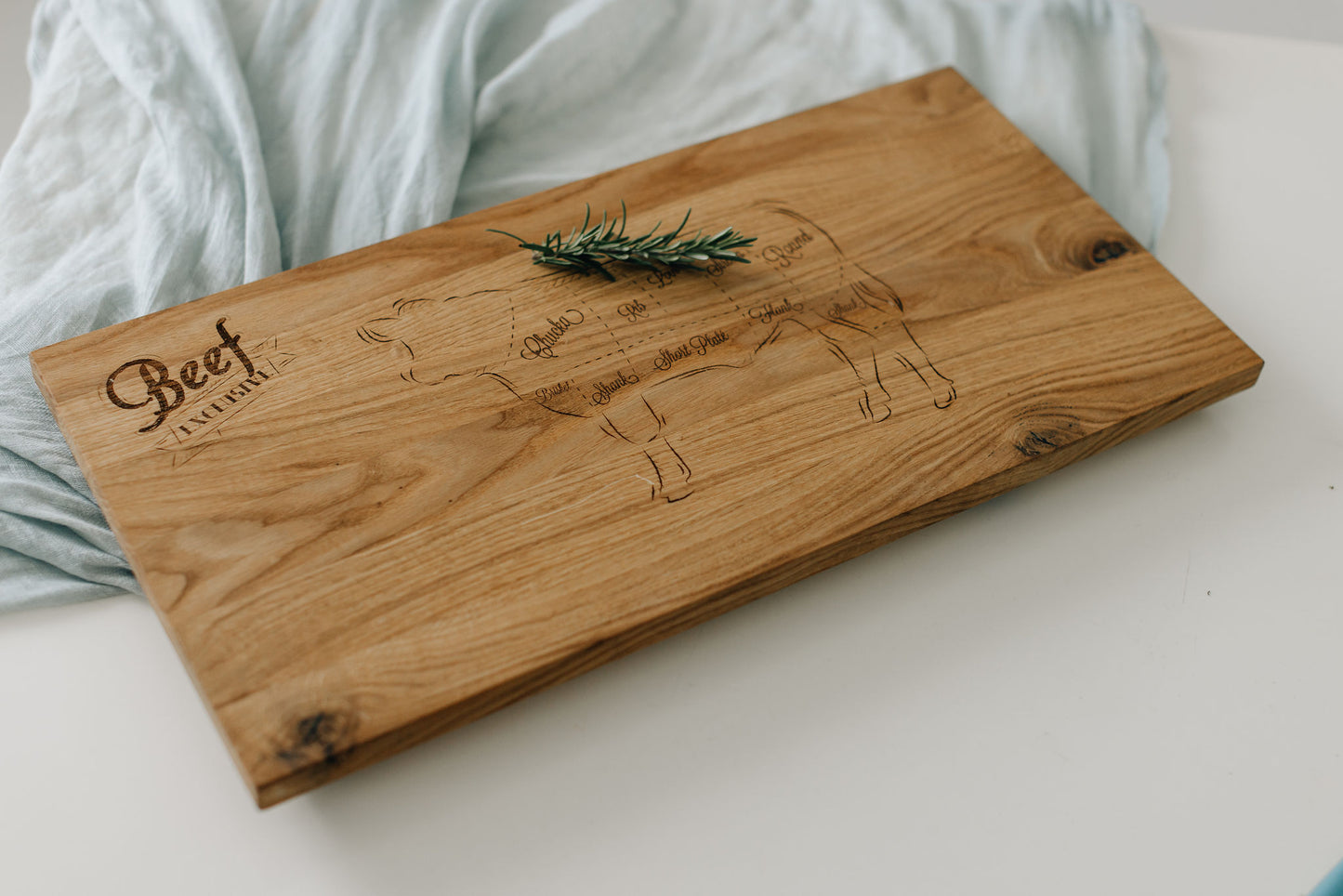 Massivholz Schneidebrett mit Gravur | Holzschneidebrett |  personalisierbar
