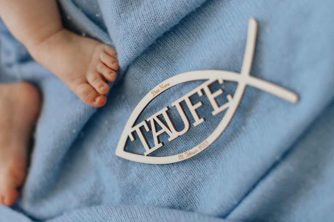 Taufe | Tischdeko| Taufgeschenk | Holzschild | Holz | personalisiert | Geschenk zur Taufe | Geschenkanhänger |  Patenkind | personalisierbar