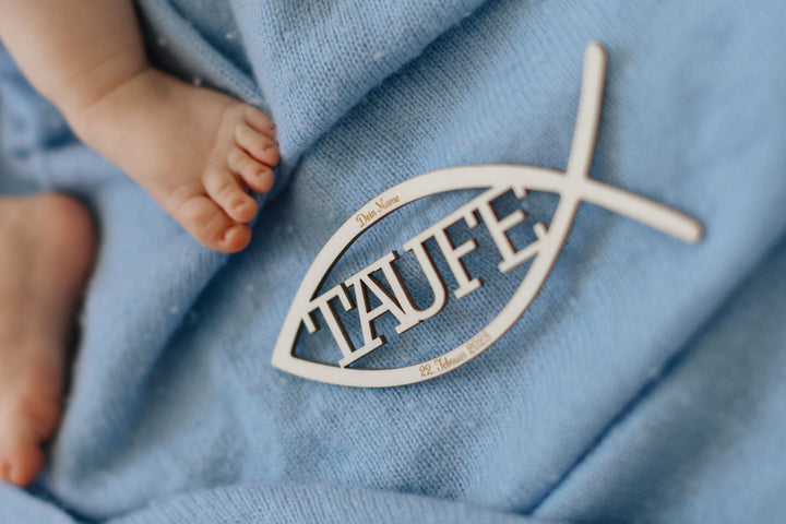 Taufe | Tischdeko| Taufgeschenk | Holzschild | Holz | personalisiert | Geschenk zur Taufe | Geschenkanhänger |  Patenkind | personalisierbar