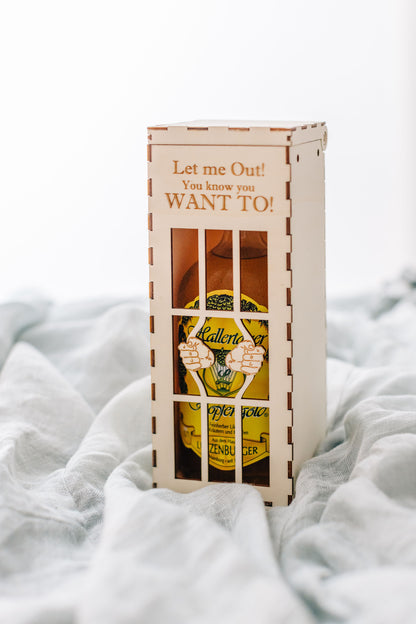 Geschenk Gin | Gin Box | Wein Box | Flaschen Verpackung | Weinbox | Geschenk zum Geburtstag | Geschenk zur Hochzeit | Geburtstagsgeschenk