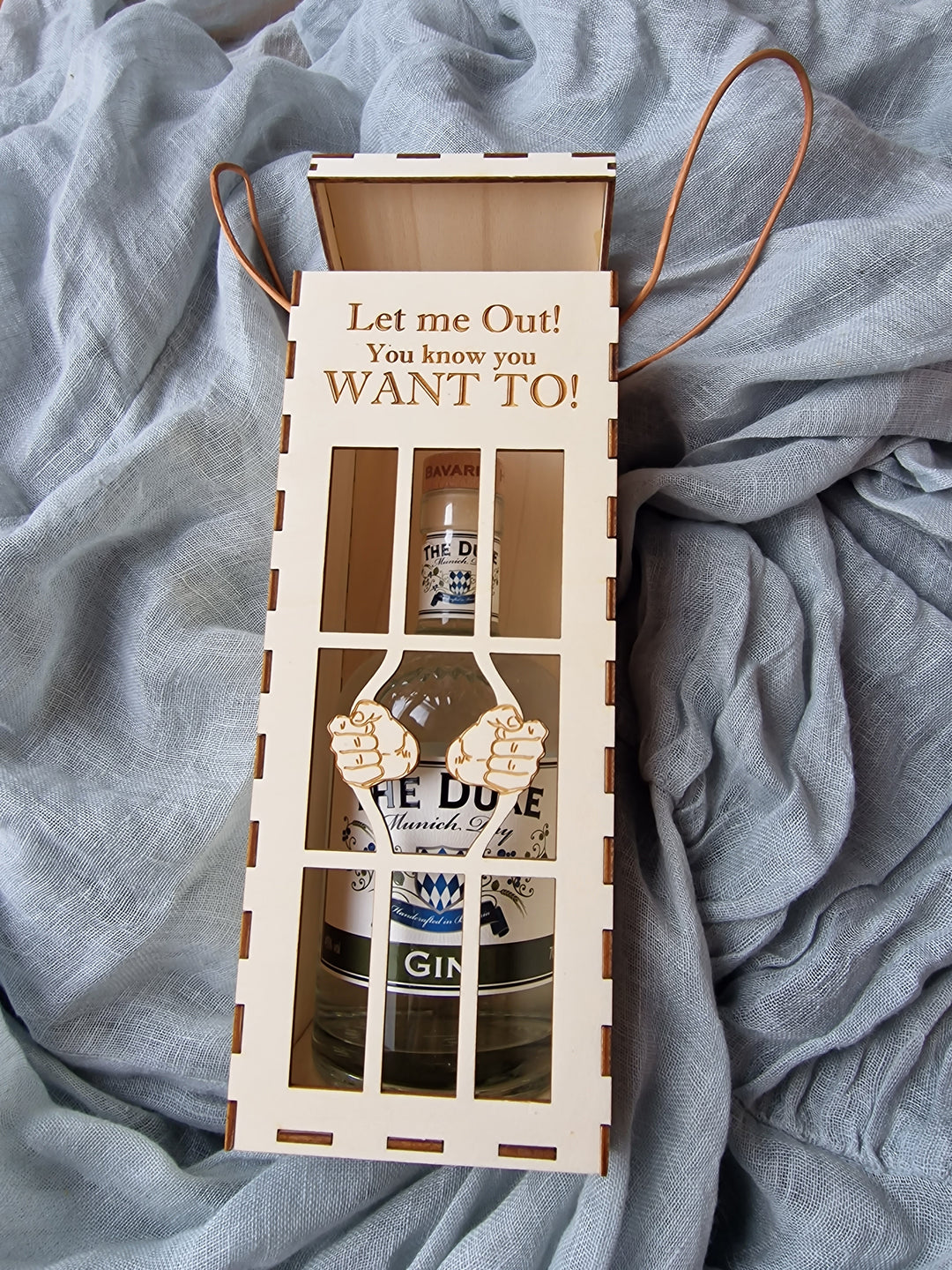 Geschenk Gin | Gin Box | Wein Box | Flaschen Verpackung | Weinbox | Geschenk zum Geburtstag | Geschenk zur Hochzeit | Geburtstagsgeschenk